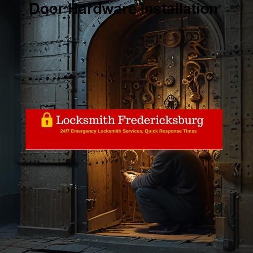 Locksmith Fredericksburg VA Door Hardware Installation