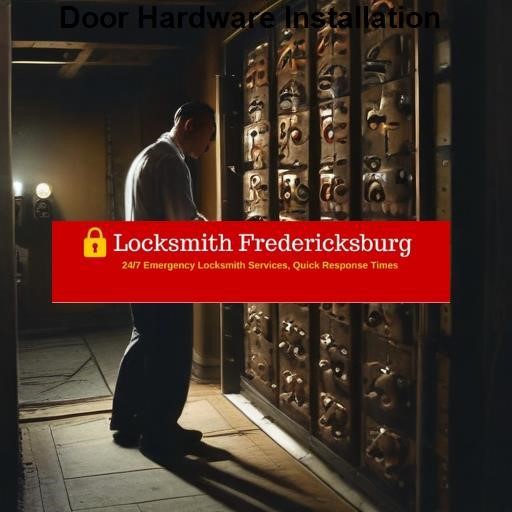 Locksmith Fredericksburg VA Door Hardware Installation