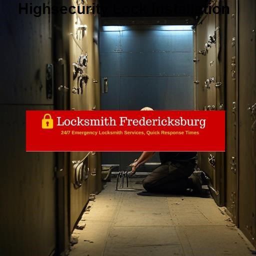 Locksmith Fredericksburg VA Highsecurity Lock Installation