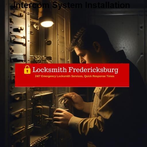 Locksmith Fredericksburg VA Intercom System Installation