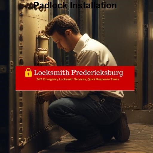 Locksmith Fredericksburg VA Padlock Installation