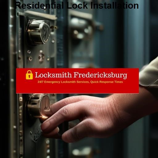 Locksmith Fredericksburg VA Residential Lock Installation