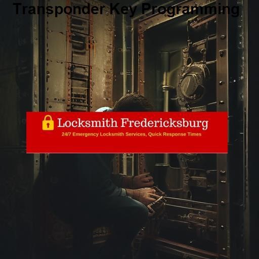 Locksmith Fredericksburg VA Transponder Key Programming