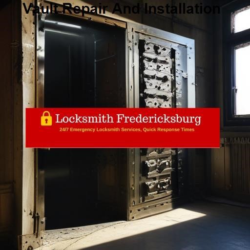 Locksmith Fredericksburg VA Vault Repair And Installation