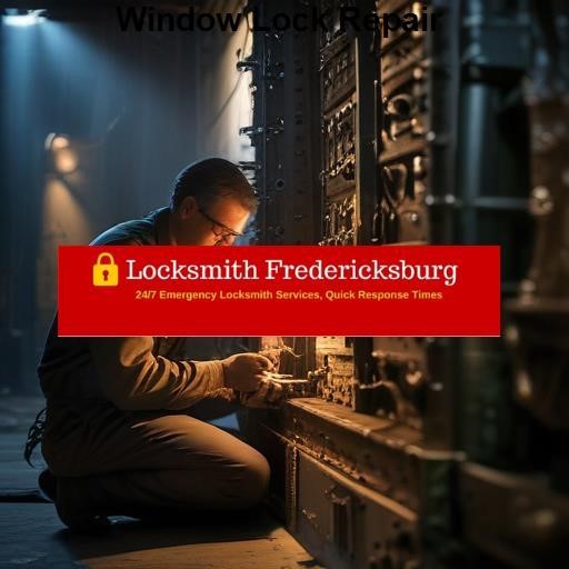 Locksmith Fredericksburg VA Window Lock Repair